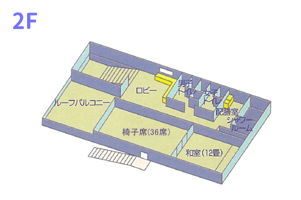 登戸やすらぎ会館フロアマップ